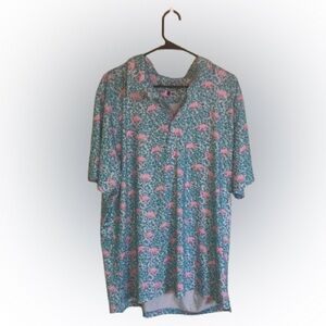 Chubbies XXL Men’s Blue Flamingo Shirt